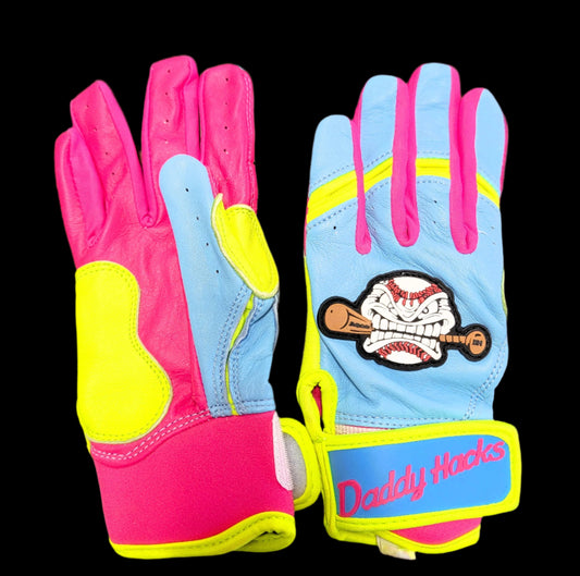 Daddy Hacks Batting Gloves Short Cuff