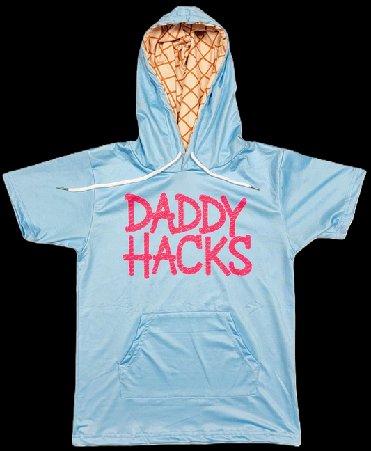 Daddy Hacks Ice Cream SS Hoodie Collection (Thin Material)