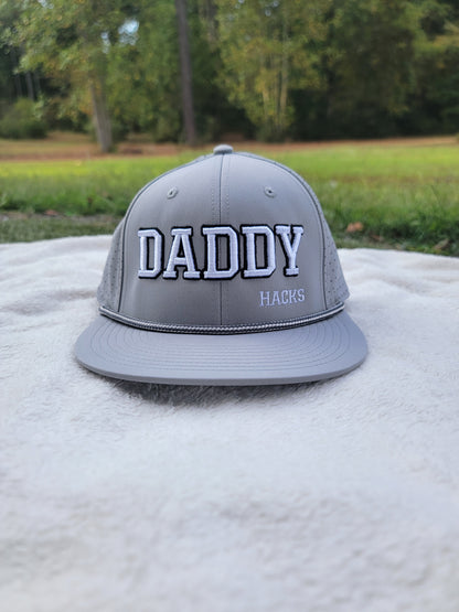 Daddy Hacks Apparel Co. – DADDY Rope Snapback Hat