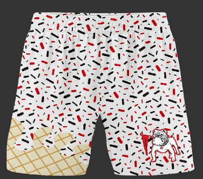 Red & Black Gameday Shorts
